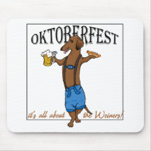 Oktoberfest Dachshund Mousepad