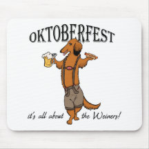Oktoberfest Dachshund Mousepad