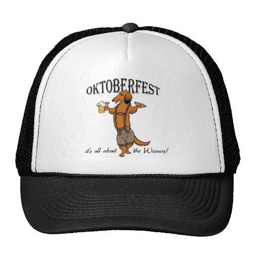 Oktoberfest Dachshund Trucker Hats