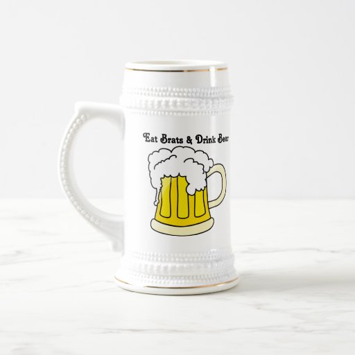 Oktoberfest Eat Brats & Drink Beer 1 Mug