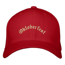 Oktoberfest embroidered hats by JFlatN Oktoberfest embroidered hats