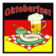 Oktoberfest Germany Custom Invitation