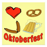 Oktoberfest Germany October Beer Deutschland Personalized Invitation