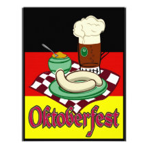 Oktoberfest Germany October Beer Deutschland Custom Invitation