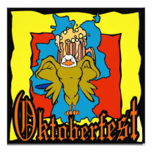 Oktoberfest Germany October Beer Deutschland Personalized Invites