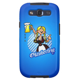 Oktoberfest - girl in a dirndl samsung galaxy s3 cover