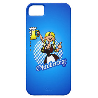Oktoberfest - girl in a dirndl iPhone 5 cover