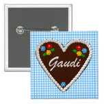 Oktoberfest Heart "Gaudi" buttons