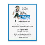 Oktoberfest Invitation Personalized Postcards postcards