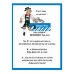 Oktoberfest Invitation Personalized Postcards postcards