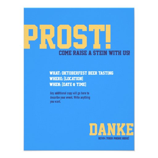 Oktoberfest Invitations - Beer Tasting Party