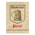 Oktoberfest Party Custom Announcement