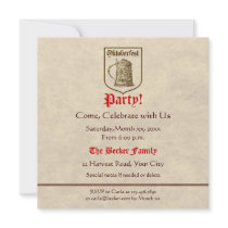 Oktoberfest Party Personalized Invite