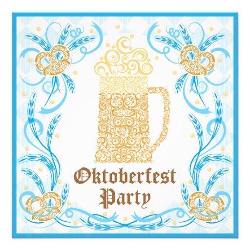 Oktoberfest Party Invitation (front side)