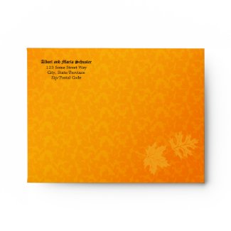 Oktoberfest Party Invitation A-2 Envelope envelope