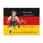 Oktoberfest Party Invitation Postcards postcards