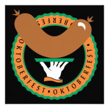 Oktoberfest Sausage Invitation