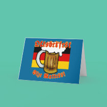 Oktoberfest Size Matters Fun Tshirt cards