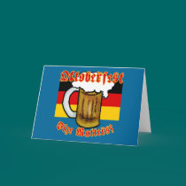 Oktoberfest Size Matters Fun Tshirt cards