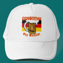 Oktoberfest Size Matters Fun Tshirt hats
