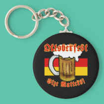 Oktoberfest Size Matters Fun Tshirt keychains