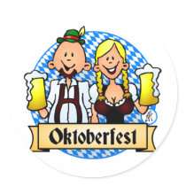Oktoberfest Round Sticker