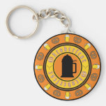 Oktoberfest Tankard Badge Keychains