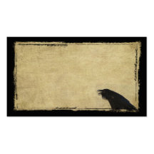 Ol' Black Raven- Prim Biz Cards Business Cards