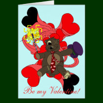 Ol' Reliable Teddy Bear Heart Love + Magic. cards