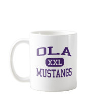 Ola - Mustangs - Ola High School - Ola Arkansas mugs