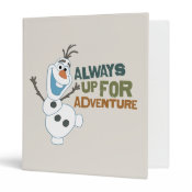 Olaf - Always up for Adventure Binder