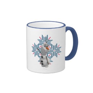 Olaf - Blue Snowflake Coffee Mugs