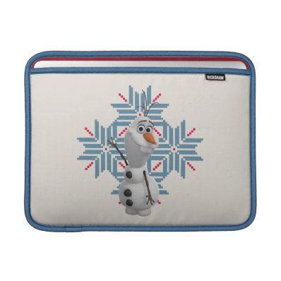 Olaf - Blue Snowflake Sleeves For MacBook Air