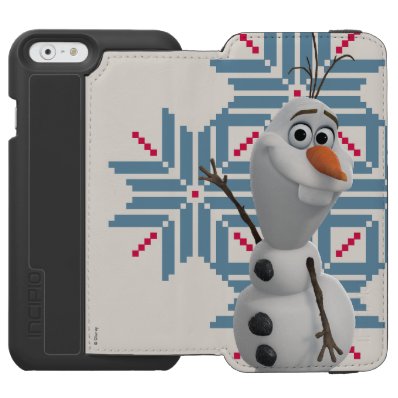 Olaf - Blue Snowflake Incipio Watson™ iPhone 6 Wallet Case