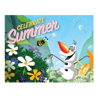 Olaf, Celebrate Summer Post Card
