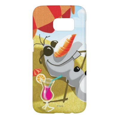 Olaf Chillin' in the Sunshine Samsung Galaxy S7 Case