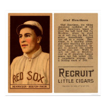 Olaf Henriksen Red Sox Baseball 1912 posters