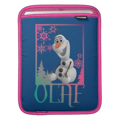 Olaf Sitting iPad Sleeves