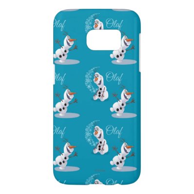 Olaf Snowflakes Samsung Galaxy S7 Case