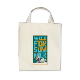 Olaf, Wild for Summer Canvas Bag