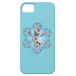 Olaf with Heart Frame iPhone 5 Cover