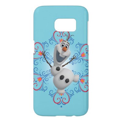 Olaf with Heart Frame Samsung Galaxy S7 Case