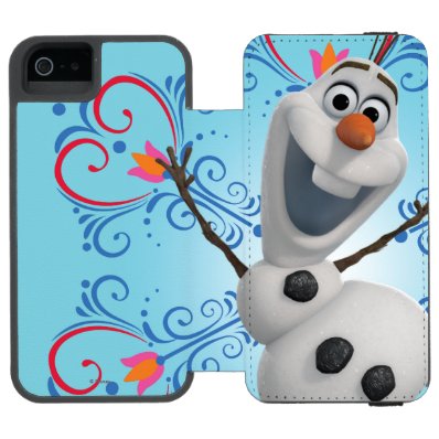 Olaf with Heart Frame Incipio Watson™ iPhone 5 Wallet Case
