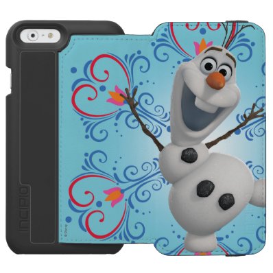 Olaf with Heart Frame Incipio Watson™ iPhone 6 Wallet Case