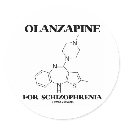rlv.zcache.com olanzapine for schizophrenia chemical molecule sticker p217478199584796169envb3 400, Pastillas artrivid