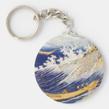 Olas oceánicas Hokusai Llaveros