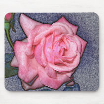Olastic rose mousepad