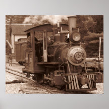 Old #10 Vintage Train Print
