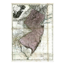 Old 1777 New Jersey Map posters by TheFlagStore Old 1777 New Jersey Map posters