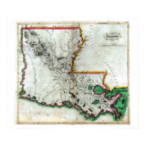 Old 1814 Louisiana Map posters